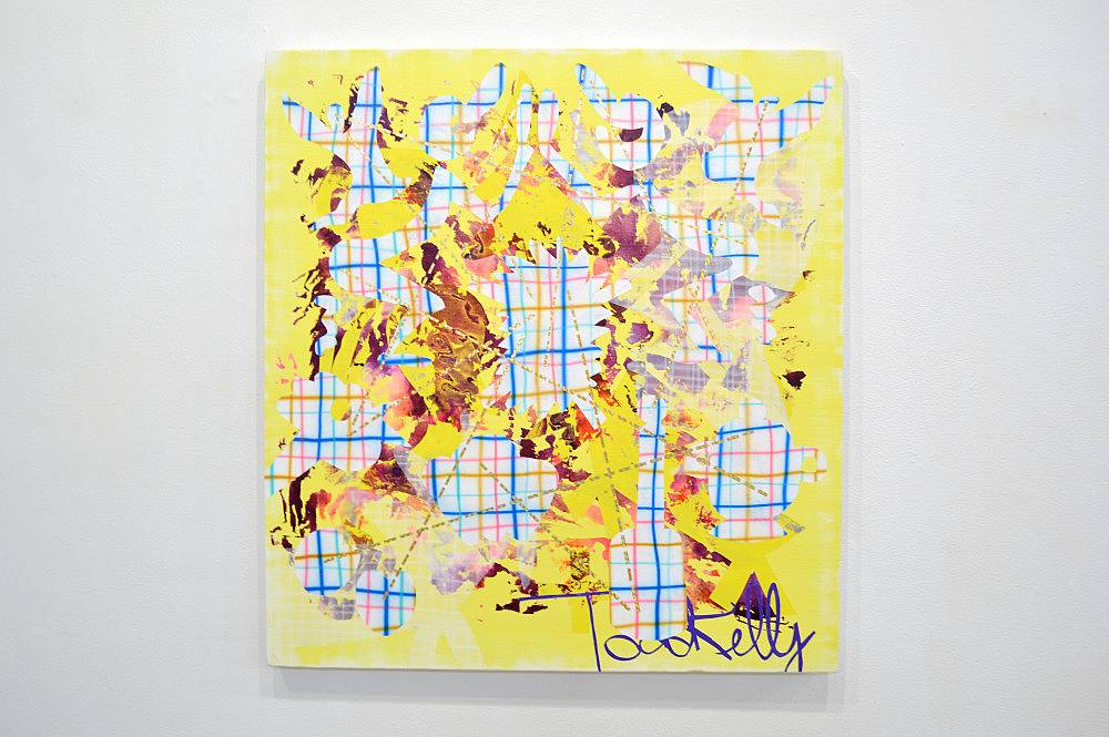 Todd Kelly | Untitled, 2015 | Acrylic and oil on canvas, 26” x 26”