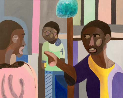 I cant get jiggy with this 2014, acrylic on canvas