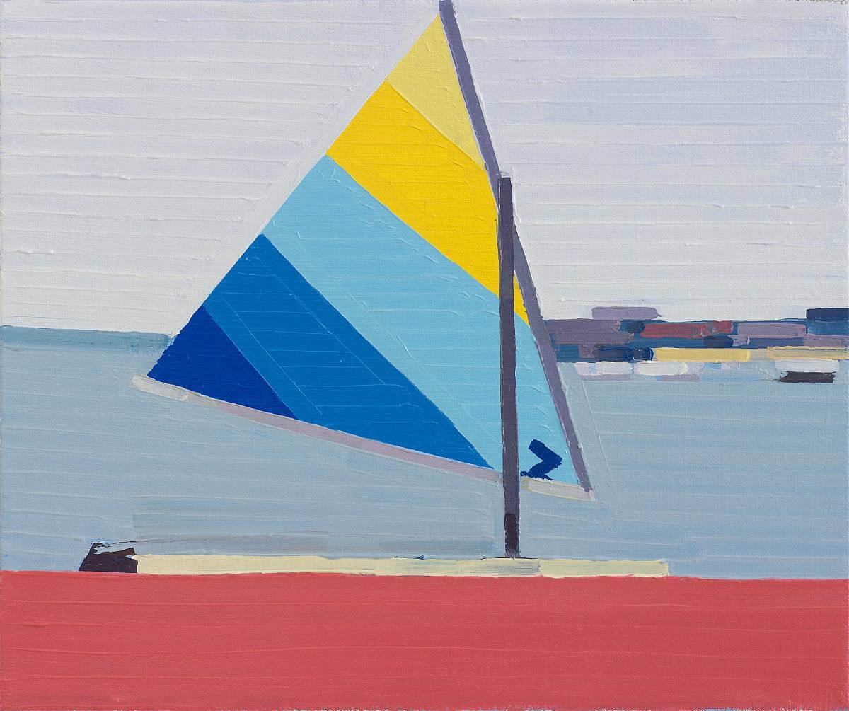 Sailboat (Index), 2015, oil on linen, 36x30 cm