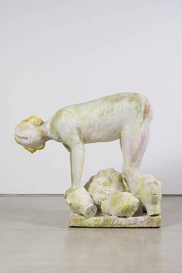 Figure with heads, ceramic, 59"x68"x37", 2015