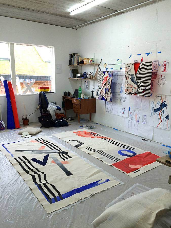 Image of my studio in Purfleet, Essex, 2016