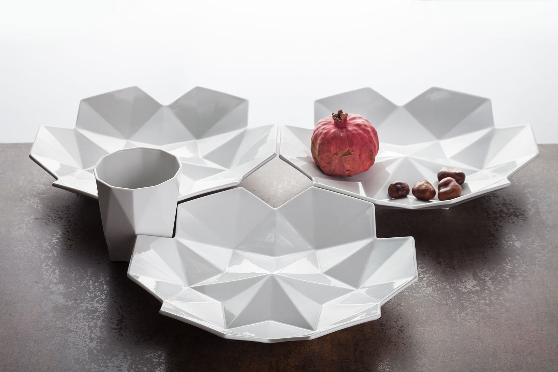 Lilia geometric porcelain